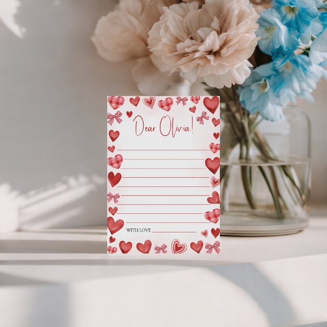 Sweetheart Printable Letter Template for Kids (Creator Uploaded)