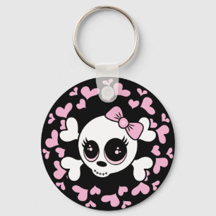 Sweetheart Skull Key Ring