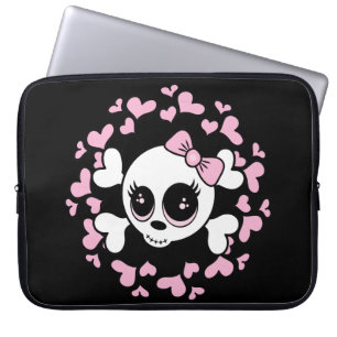 Sweetheart Skull Laptop Sleeve