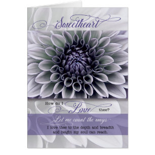 Sweetheart Soft Lavender Flower Romantic Birthday