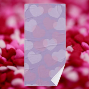 Sweetheart Sprinkle Heart Pattern Bath Towel