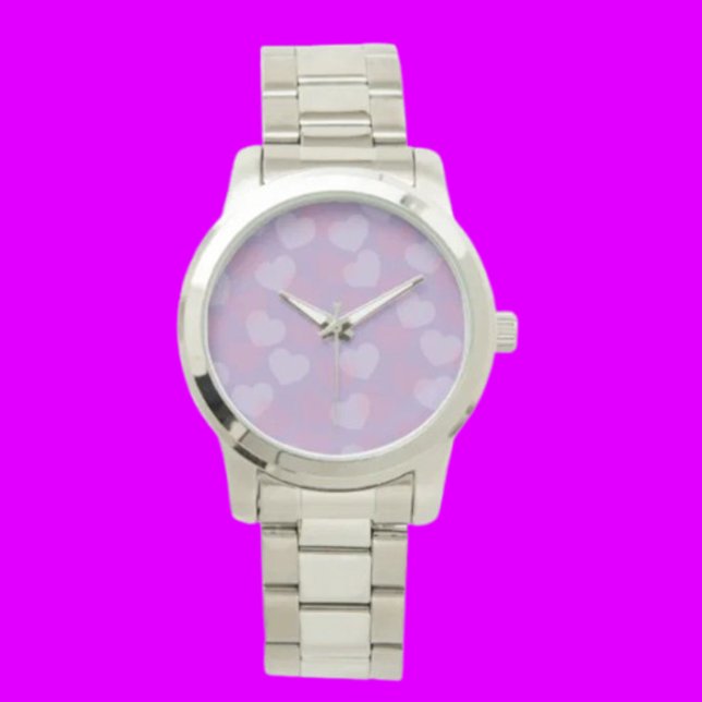 Sweetheart Sprinkle | Lavender Heart Oversized Watch (Creator Uploaded)