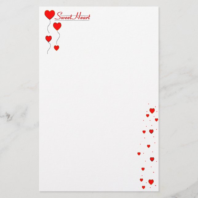 Sweetheart Stationery (Front)