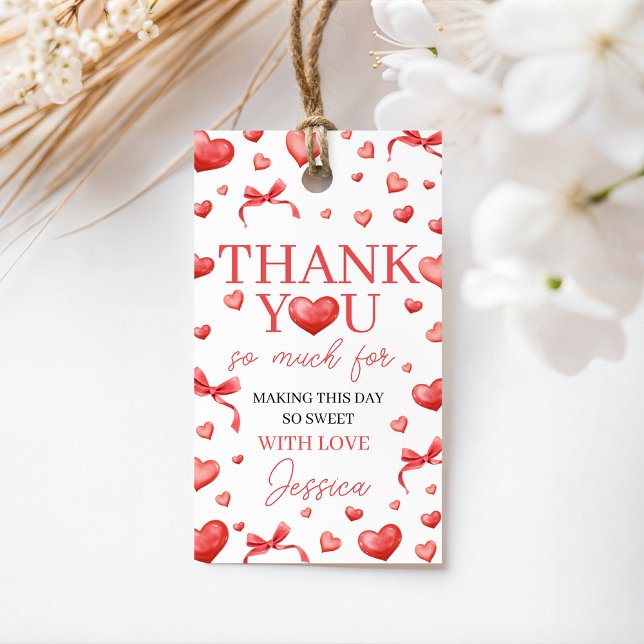 Sweetheart Thank You Favor Tag (Creator Uploaded)