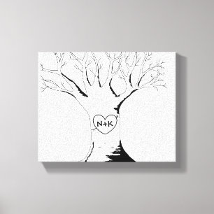 "Sweetheart Tree" Stretched Canvas Print