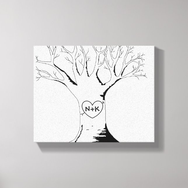 "Sweetheart Tree" Stretched Canvas Print (Front)