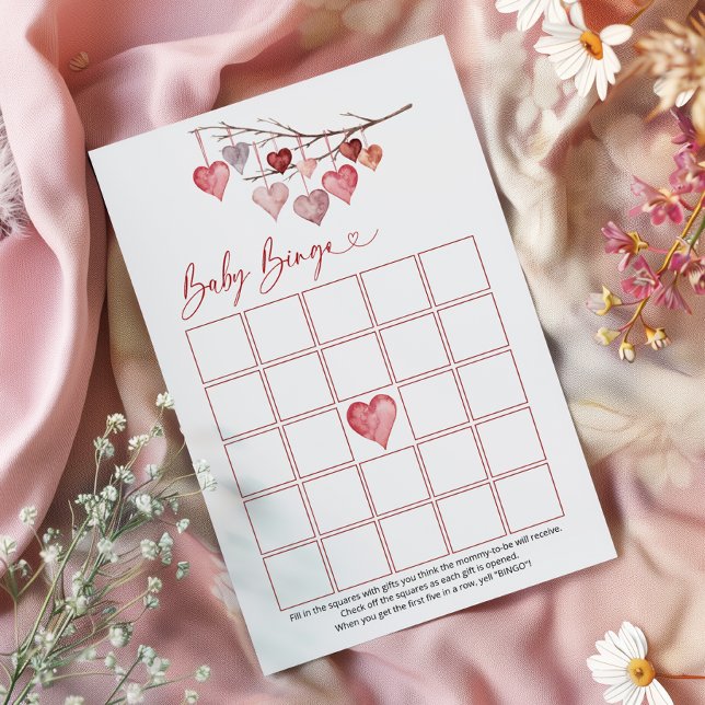 Sweetheart Valentines Baby Bingo Game (Creator Uploaded)