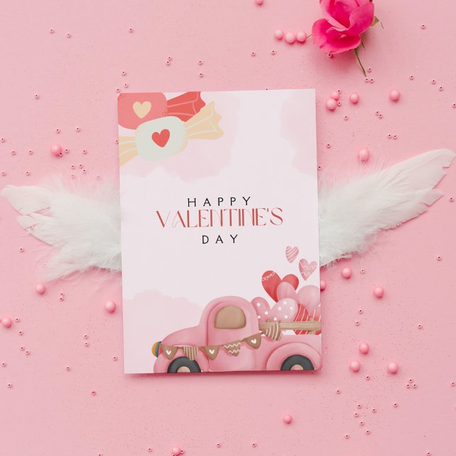 Sweetheart's Delivery Valentine's Postcard (Creator Uploaded)