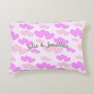 Sweethearts Names Decorative Cushion