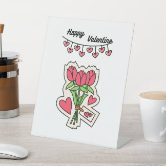 Sweetheart's Secret: A Heartfelt Valentine's Day Pedestal Sign