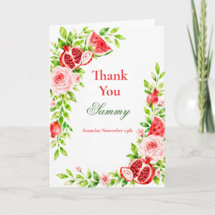 Sweetie Baby Shower Thank You Card