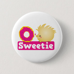 sweetie HEDGEHOG 6 Cm Round Badge