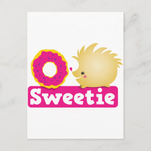 sweetie HEDGEHOG Postcard
