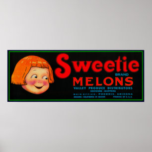 Sweetie Melon LabelPhoenix, AZ Poster