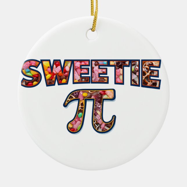 Sweetie Pi: Candy Lover’s Dream! Ceramic Tree Decoration (Front)