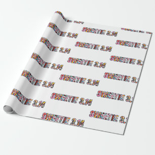 Sweetie Pi: Candy Lover’s Dream! Wrapping Paper
