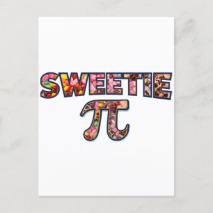 Sweetie Pi (Filled with Sweeties) Postcard