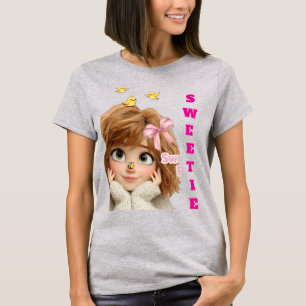 Sweetie Pie Ginger Girl - Cute Cheeks G T-Shirt