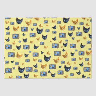 Sweetie & the Beep kitten tissue paper
