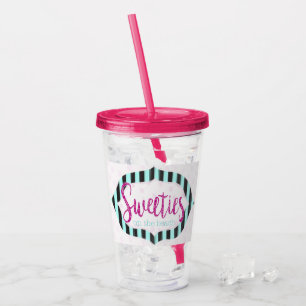 Sweeties milkshake and drink cup. acrylic tumbler