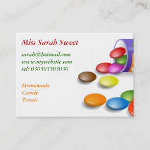 Sweeties, Miss Sarah Sweet Business Card