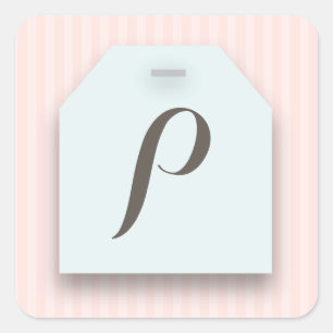 Sweetly Chic Teacup Teabag Party Sticker