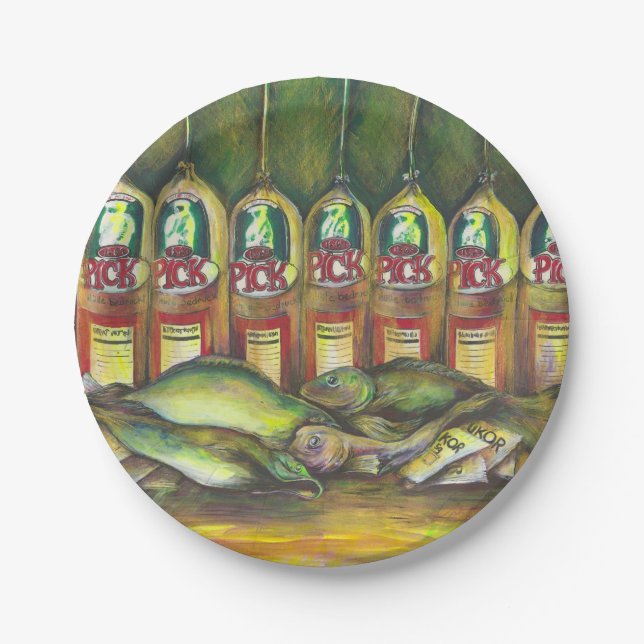 Sweetmeat Paper Plate (Front)