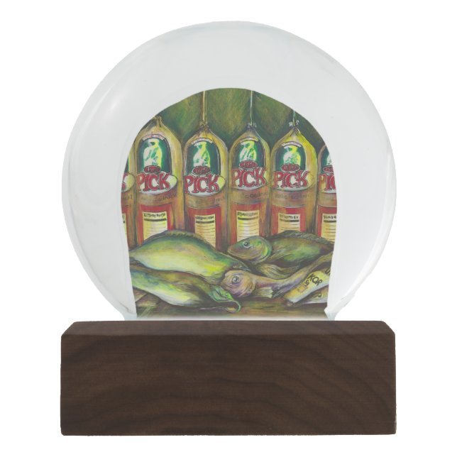 Sweetmeat Snow Globe (Front)