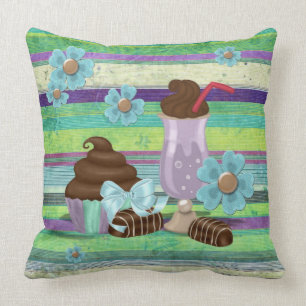 Sweetness Bakery Goods Mixed Media Cushion