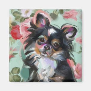 'Sweetness' Chihuahua dog art magnet