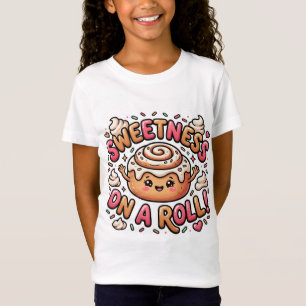 Sweetness On A Roll Cute Cinnamon Roll T-Shirt