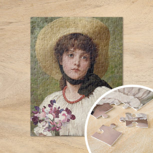 Sweetpeas   George Dunlop Leslie Jigsaw Puzzle