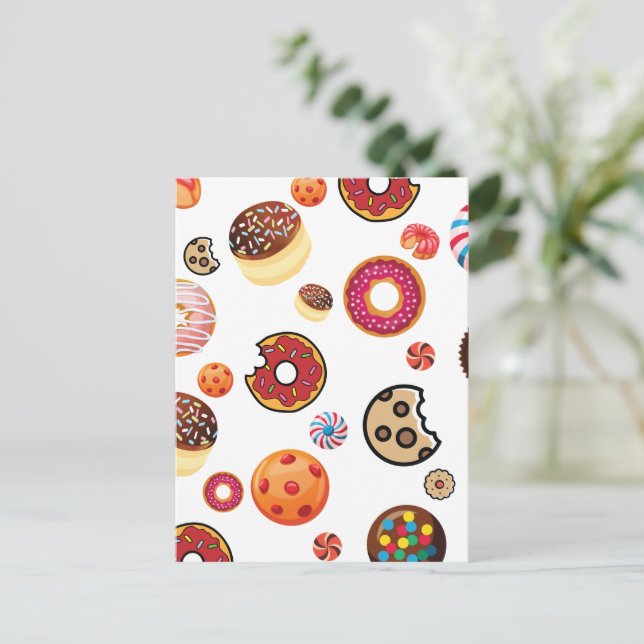 Sweets 1 holiday postcard (Standing Front)