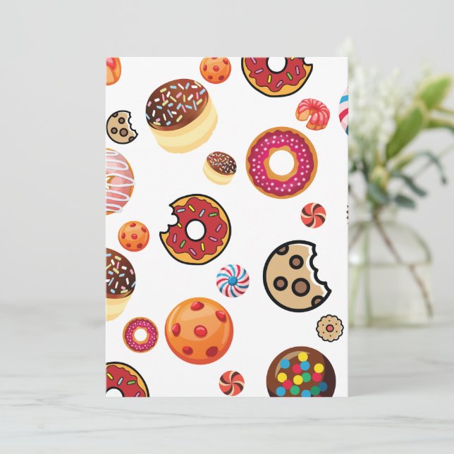 Sweets 1 thank you card (Standing Front)