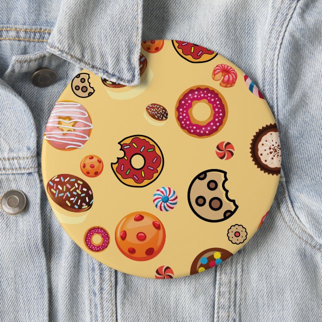 Sweets 2 6 cm round badge (In Situ)