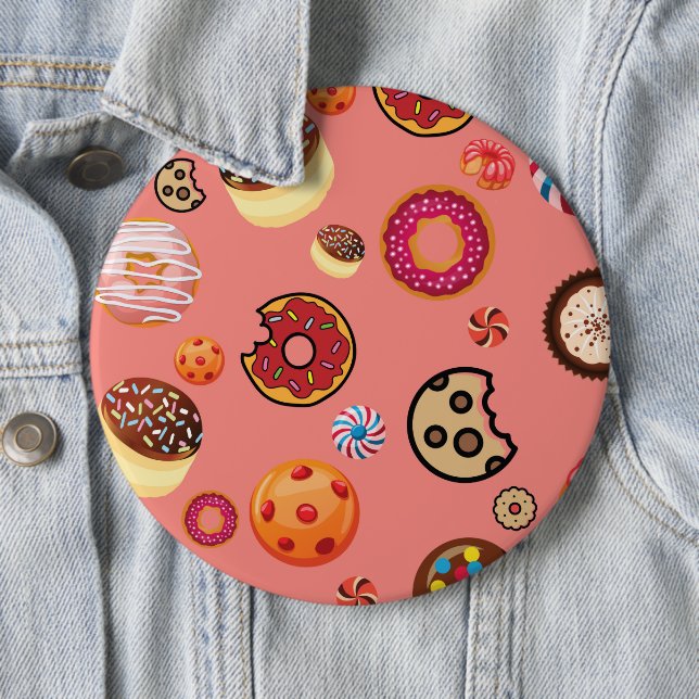 Sweets 5 6 cm round badge (In Situ)