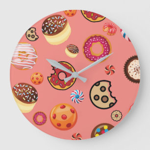 Sweets 5 large clock