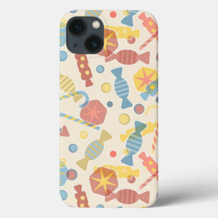 Sweets And Candy Pattern iPhone 13 Case