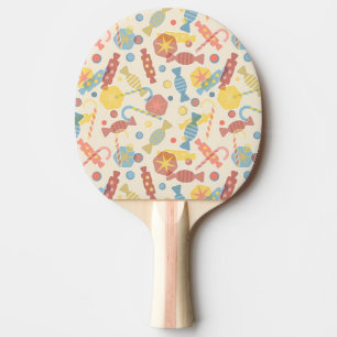 Sweets And Candy Pattern Ping Pong Paddle