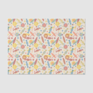 Sweets And Candy Pattern Tissue Paper