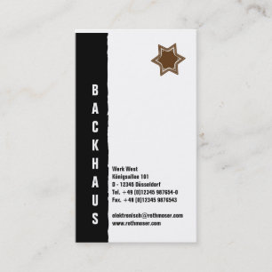 Sweets and Pastry Business Card