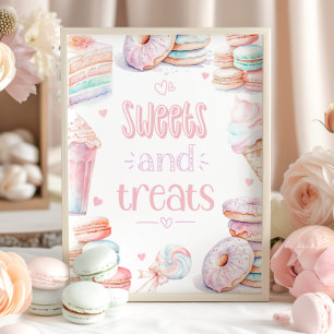 Sweets and treats Sweet birthday party Poster