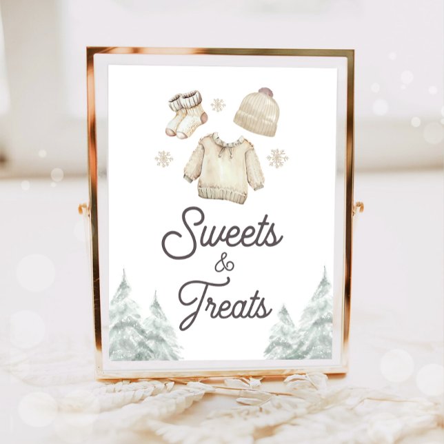 Sweets and Treats Winter Baby It's Cold Outside Poster (Creator Uploaded)