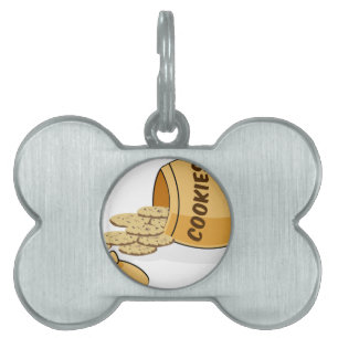 Sweets Dessert Food Cookie Jar Chocolate Pet ID Tag