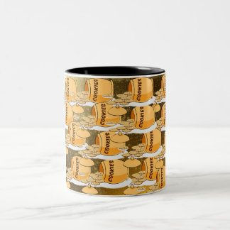 Sweets Dessert Food Cookie Jar Chocolate Two-Tone Coffee Mug