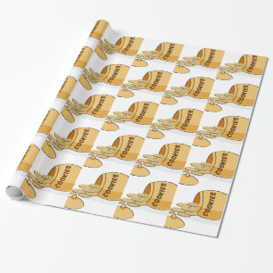 Sweets Dessert Food Cookie Jar Chocolate Wrapping Paper