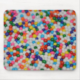 Sweets Dessert Rainbow Pattern Cake Cupcake Art Mouse Pad