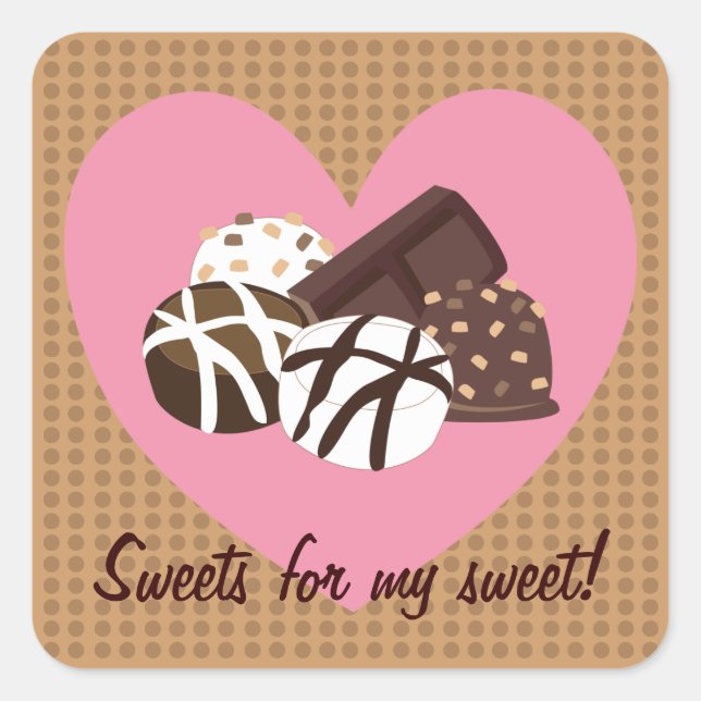 Sweets for my sweet! Stickers (Front)