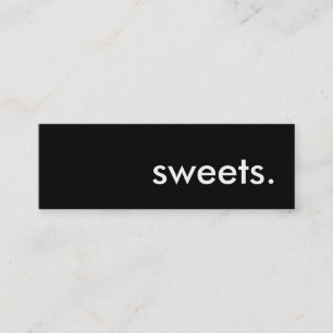 sweets. mini business card