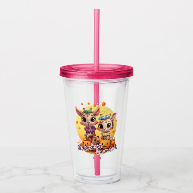 Sweets or a spell acrylic tumbler (Front)